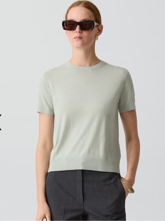 Theory Sweaters - Theory Basic Tee in Regal Wool